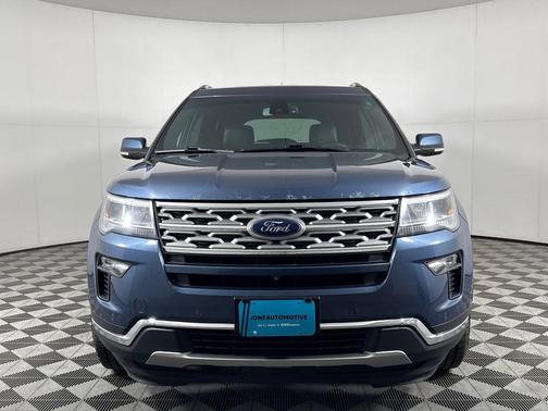 Blue Metallic 2018 Ford Explorer Limited