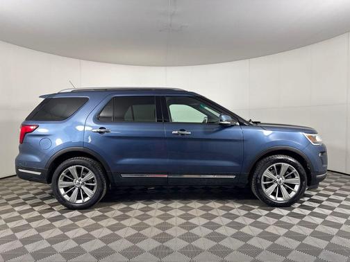 Blue Metallic 2018 Ford Explorer Limited