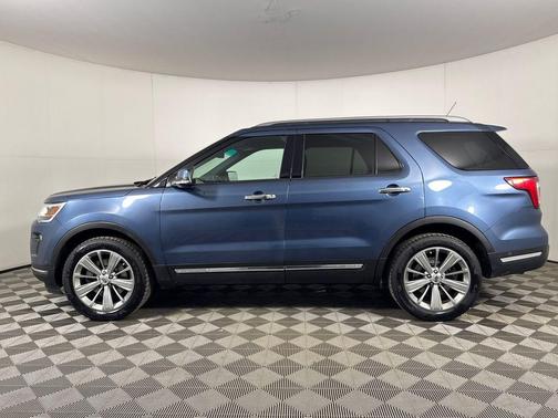 Blue Metallic 2018 Ford Explorer Limited