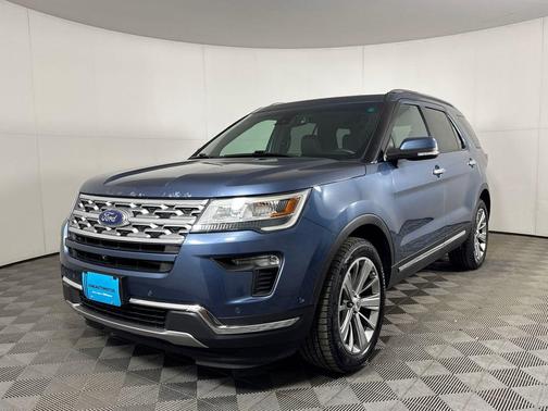 Blue Metallic 2018 Ford Explorer Limited