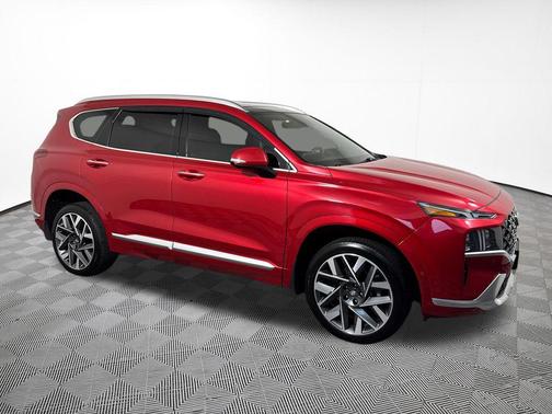Calypso Red 2021 Hyundai SANTA FE Calligraphy