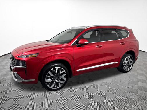 Calypso Red 2021 Hyundai SANTA FE Calligraphy