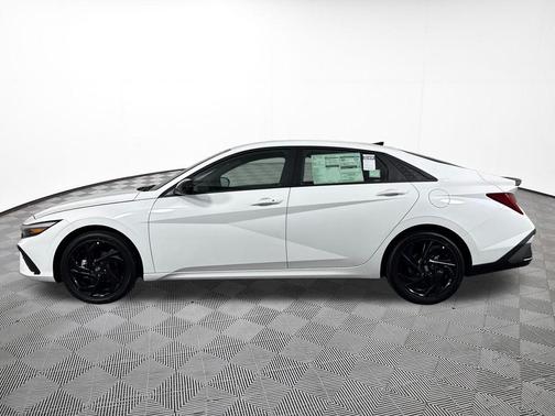 Serenity White 2026 Hyundai ELANTRA HEV SEL Sport