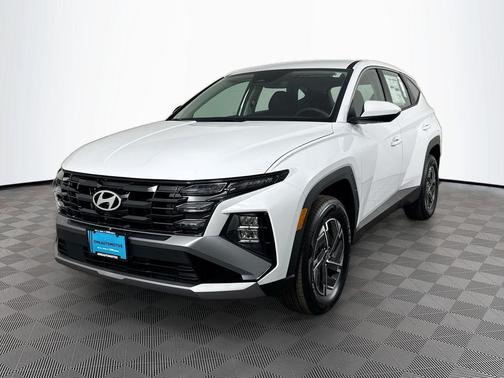 White Pearl 2026 Hyundai TUCSON Hybrid Blue SE