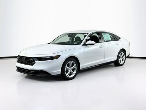 Platinum White Pearl 2023 Honda Accord LX 1.5T