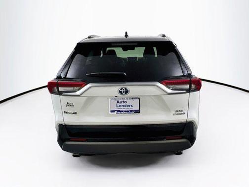 Blizzard Pearl w/Black Roof 2019 Toyota RAV4 Hybrid SE