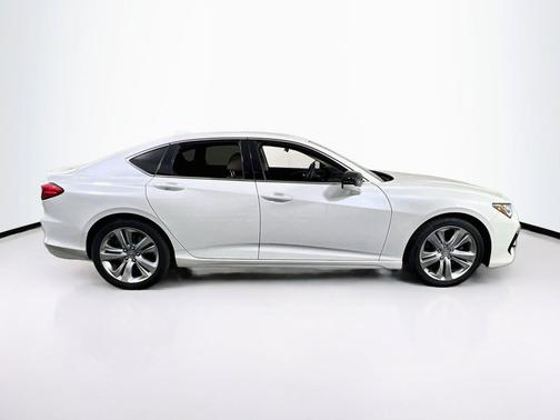 White 2021 Acura TLX Technology