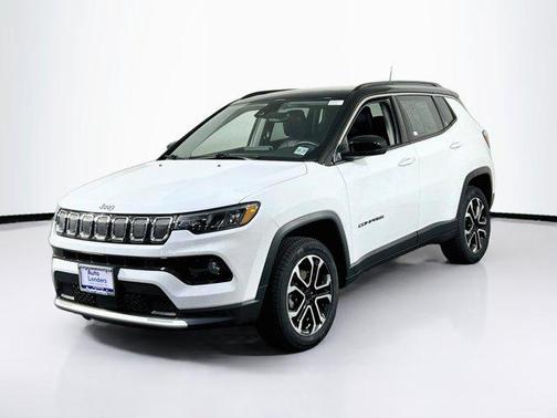 Bright White Clearcoat 2022 Jeep Compass Limited