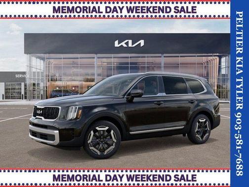 Ebony Black 2025 Kia Telluride EX