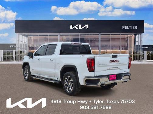 Summit White 2024 GMC Sierra 1500 SLT