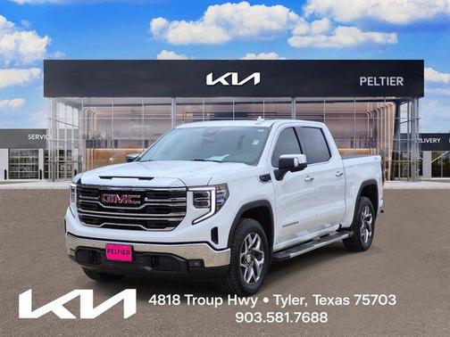 Summit White 2024 GMC Sierra 1500 SLT