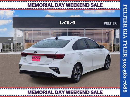 Clear White 2020 Kia Forte LXS