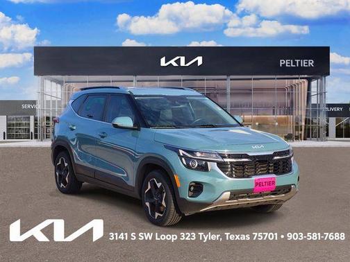 Blue 2024 Kia Seltos EX