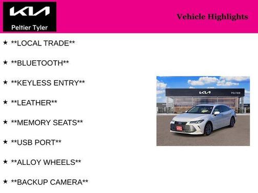 2019 Toyota Avalon XLE