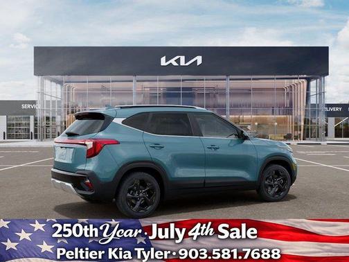 Blue 2026 Kia Seltos EX