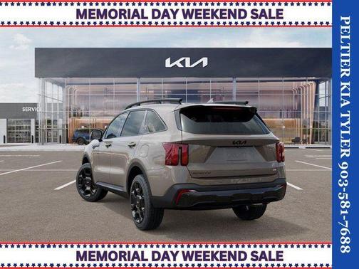 Brown 2026 Kia Sorento X-Line EX