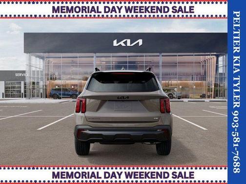 Brown 2026 Kia Sorento X-Line EX