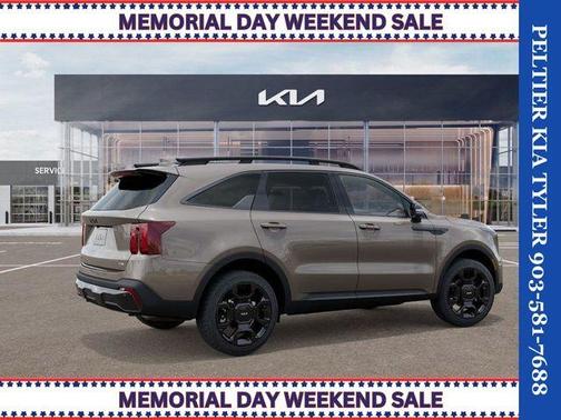 Brown 2026 Kia Sorento X-Line EX