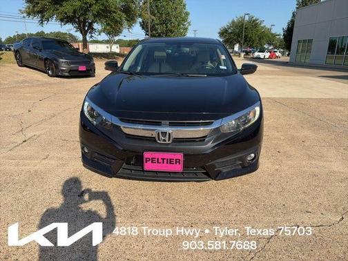 Black 2018 Honda Civic EX-L