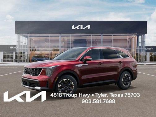 Red 2025 Kia Sorento S
