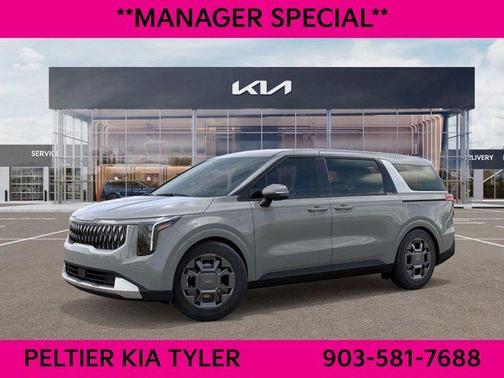 Ceramic Silver 2026 Kia Carnival Hybrid EX