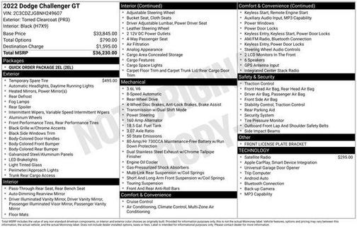 2022 Dodge Challenger GT