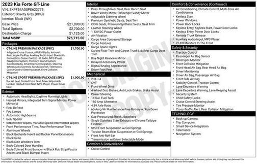 2023 Kia Forte GT-Line