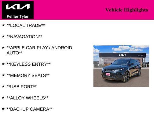 2020 Land Rover Range Rover Evoque R-Dynamic HSE