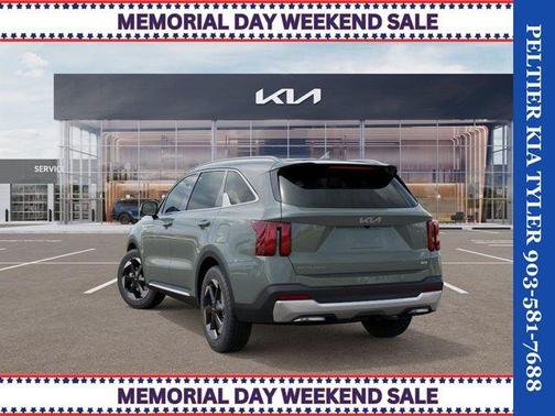 Green 2026 Kia Sorento Hybrid EX