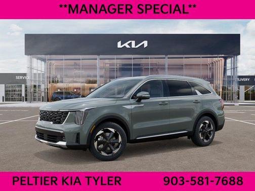 Green 2026 Kia Sorento Hybrid EX