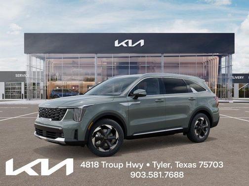 Green 2026 Kia Sorento Hybrid EX