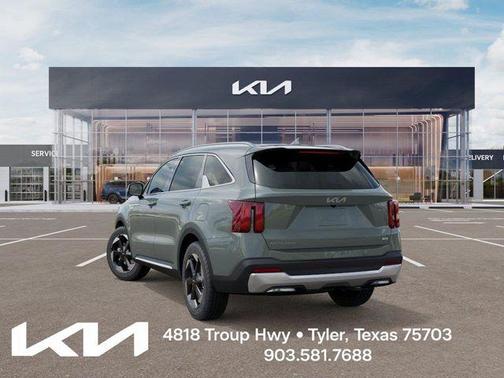 Green 2026 Kia Sorento Hybrid EX