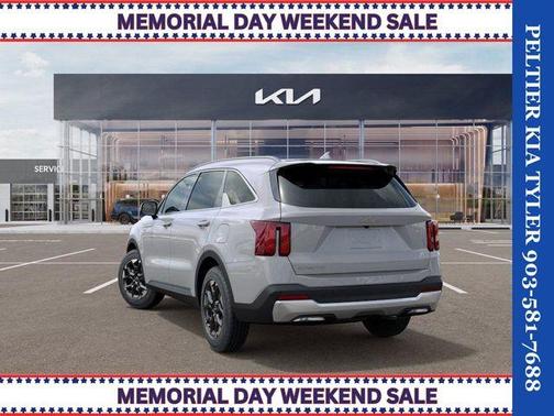 Wolf Gray 2025 Kia Sorento S