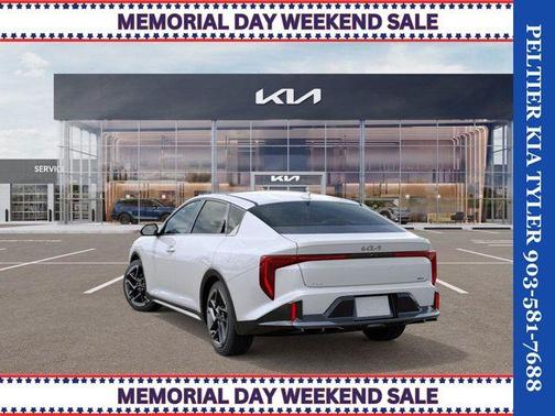 Snow White Pearl 2026 Kia K4 GT-LINE