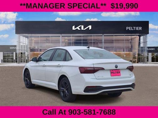 Opal White Pearl Effect 2023 Volkswagen Jetta 1.5T SE