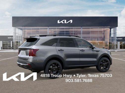 Steel Gray 2026 Kia Sorento Hybrid X-LINE SX PRESTIGE