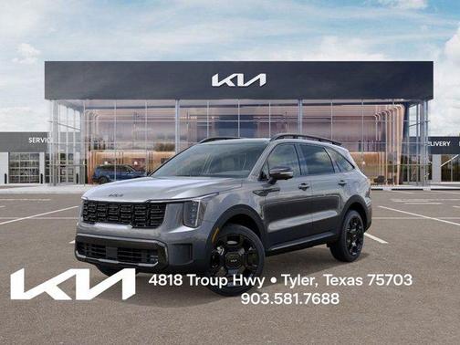 Steel Gray 2026 Kia Sorento Hybrid X-LINE SX PRESTIGE