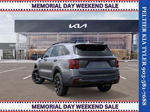 Steel Gray 2026 Kia Sorento Hybrid X-LINE SX PRESTIGE