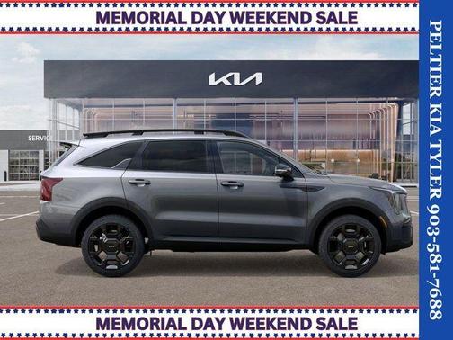 Steel Gray 2026 Kia Sorento Hybrid X-LINE SX PRESTIGE
