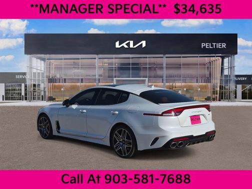 Snow White Pearl 2023 Kia Stinger GT2