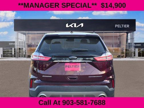 Burgundy 2020 Ford Edge Titanium