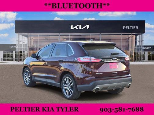 Burgundy 2020 Ford Edge Titanium