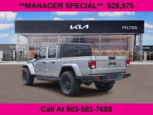 Billet Silver Metallic Clearcoat 2020 Jeep Gladiator Sport