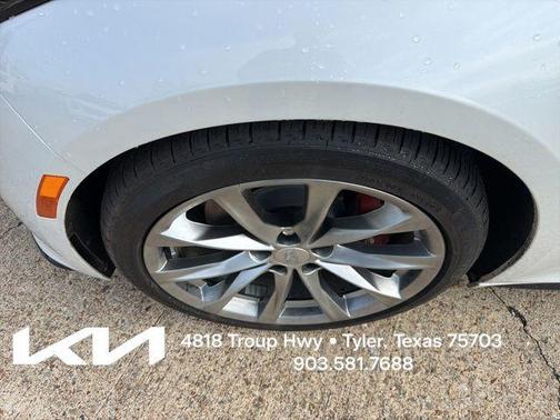 Crystal White Tri-Coat 2023 Cadillac CT5 Sport RWD