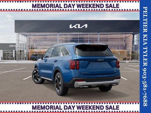 Mineral Blue 2026 Kia Sorento Hybrid EX