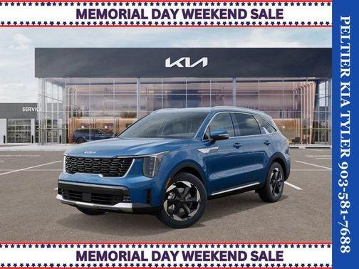 Mineral Blue 2026 Kia Sorento Hybrid EX