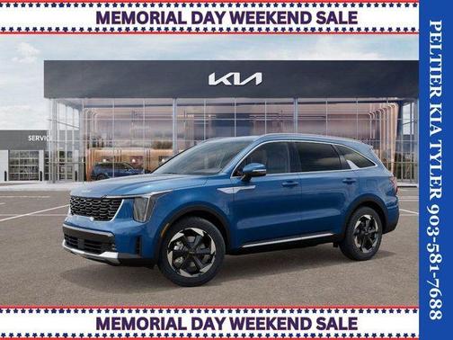 Mineral Blue 2026 Kia Sorento Hybrid EX