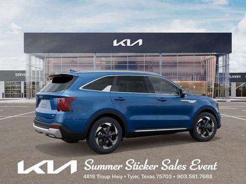 Mineral Blue 2026 Kia Sorento Hybrid EX