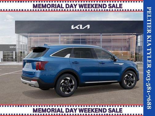 Mineral Blue 2026 Kia Sorento Hybrid EX