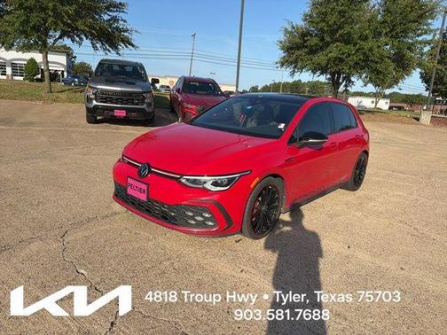 Tornado Red w/ Black Roof 2023 Volkswagen Golf GTI 2.0T 40th Anniversary Edition